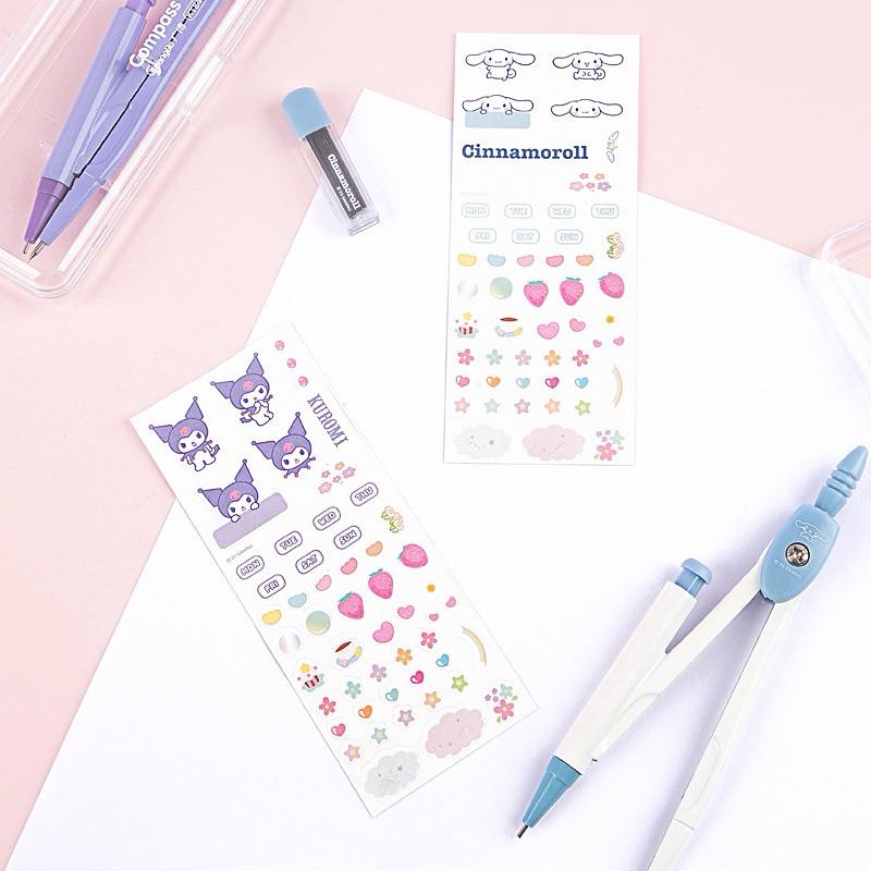 【台灣現貨🎁J&E比選物店】正版 三麗鷗 圓規 三件組 屬材質 庫洛米 大耳狗-細節圖3