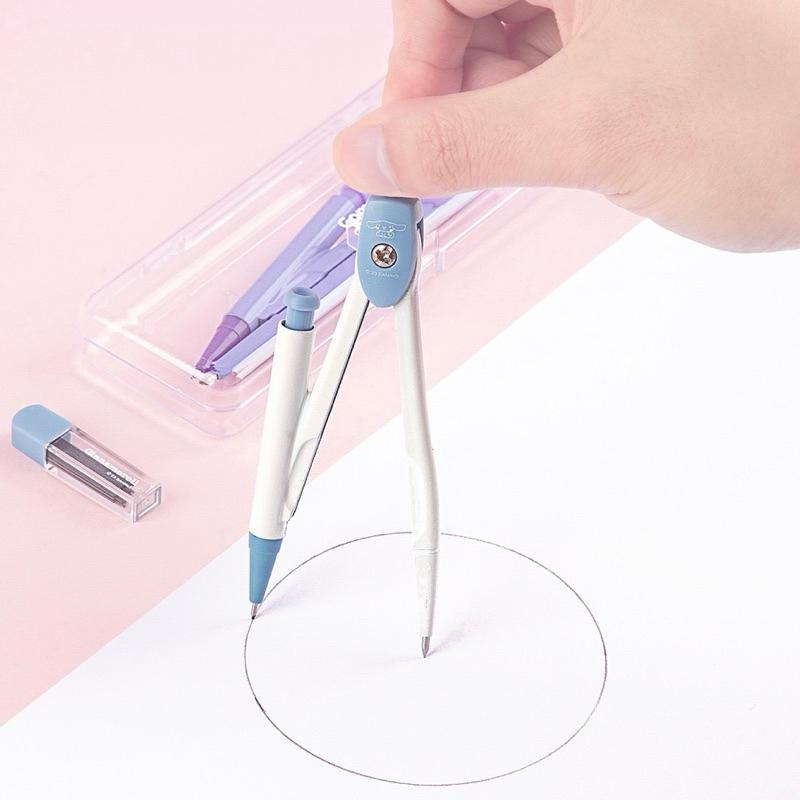 【台灣現貨🎁J&E比選物店】正版 三麗鷗 圓規 三件組 屬材質 庫洛米 大耳狗-細節圖7