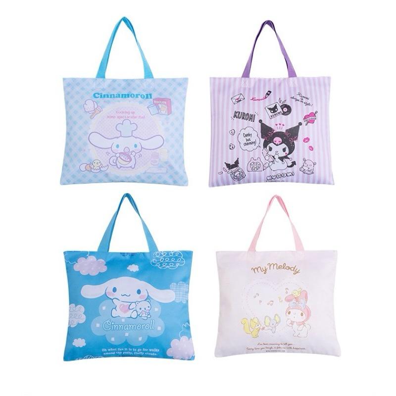 【台灣現貨🎁J&E比選物店】正版 三麗鷗 帆布袋 單肩包 帆布包 購物袋 側背包 外出袋 收納袋 庫洛米-細節圖6