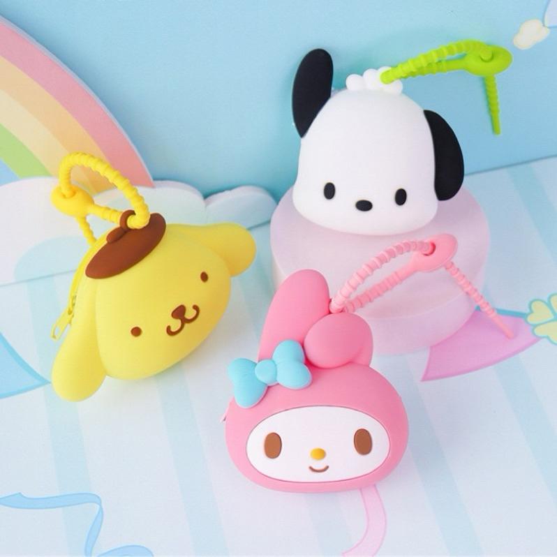 【台灣現貨🎁J&E比選物店】正版 三麗鷗 零錢包 耳機收納包 收納包 耳機收納 掛飾 吊飾 收納 庫洛米-細節圖3