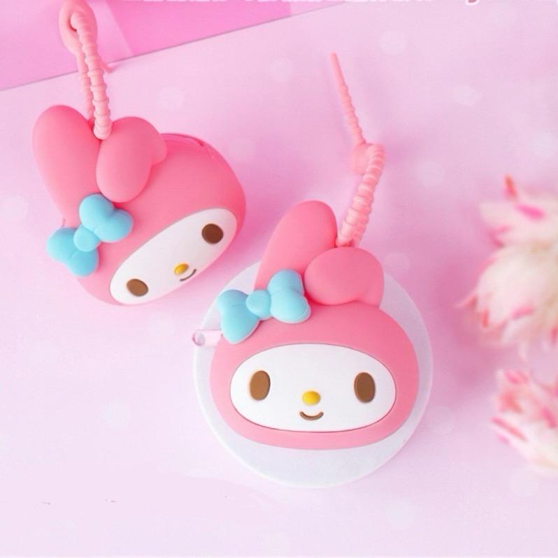 【台灣現貨🎁J&E比選物店】正版 三麗鷗 零錢包 耳機收納包 收納包 耳機收納 掛飾 吊飾 收納 庫洛米-細節圖9