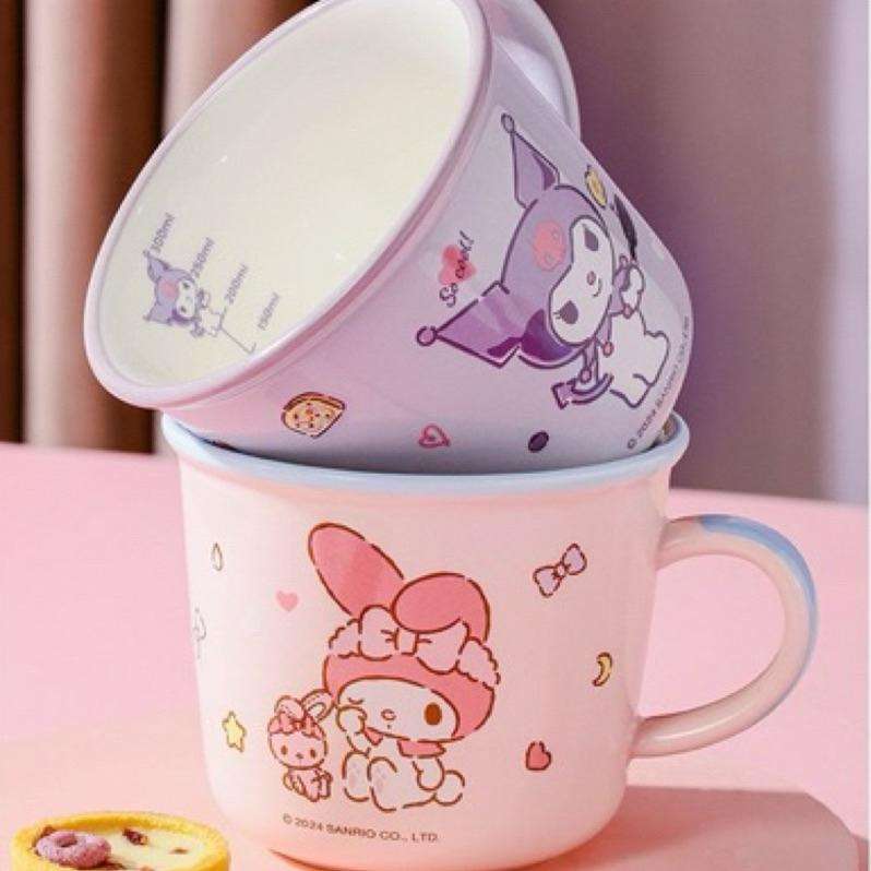 【台灣現貨🎁J&E比選物店】正版 三麗鷗 陶瓷杯 水杯 杯子 咖啡杯 餐廚配件 馬克杯-細節圖5