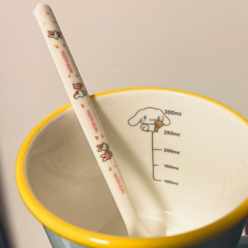 【台灣現貨🎁J&E比選物店】正版 三麗鷗 陶瓷杯 水杯 杯子 咖啡杯 餐廚配件 馬克杯-細節圖8