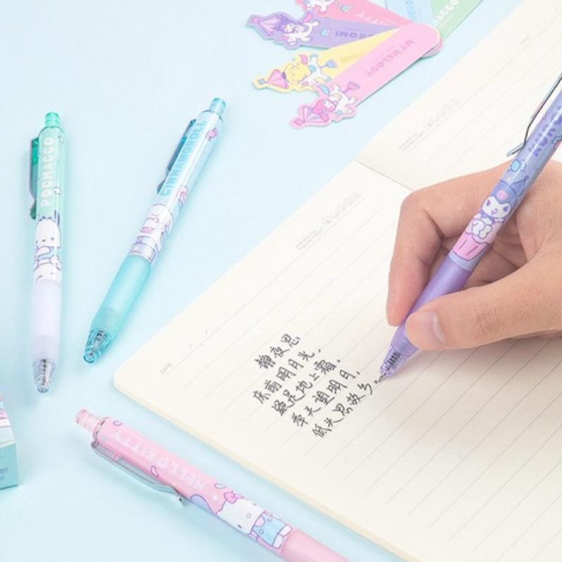 【台灣現貨🎁J&E比選物店】正版 三麗鷗 盲盒 黑色 原子筆 書籤 按動 中性筆 盲盒隨機出 隱藏版-細節圖6