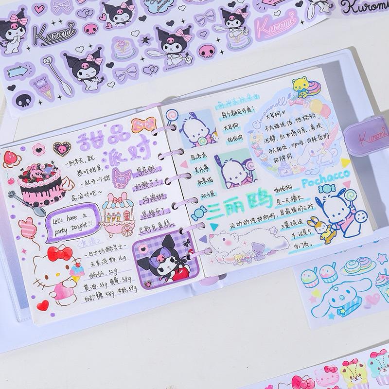 【台灣現貨🎁J&E比選物店】正版 三麗鷗 50cm 貼紙 和紙材質 需自行裁剪 裝飾貼紙 庫洛米 大耳狗 美樂蒂-細節圖4