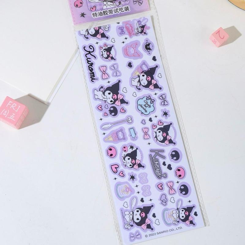 【台灣現貨🎁J&E比選物店】正版 三麗鷗 50cm 貼紙 和紙材質 需自行裁剪 裝飾貼紙 庫洛米 大耳狗 美樂蒂-細節圖6