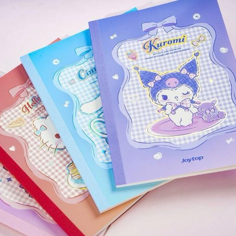 【台灣現貨🎁J&E比選物店】正版 三麗鷗 萌趣茶會 A5 橫線 筆記本 無線膠裝本 記事本 筆記 記事-細節圖7