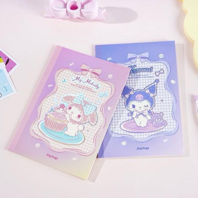 【台灣現貨🎁J&E比選物店】正版 三麗鷗 萌趣茶會 A5 橫線 筆記本 無線膠裝本 記事本 筆記 記事-細節圖8