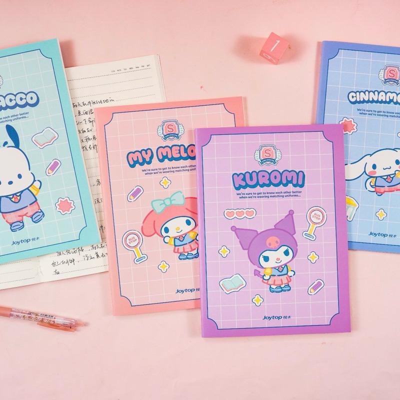【台灣現貨🎁J&E比選物店】正版 三麗鷗 B5 筆記本 橫線 車線本 青春學院 庫洛米 大耳狗 記事本 文具-細節圖4