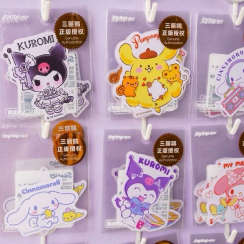 【台灣現貨🎁J&E比選物店】正版 三麗鷗 大張防水 PVC貼紙（一款1張貼紙）卡通貼紙 行李箱貼 裝飾貼紙裝飾貼-細節圖3