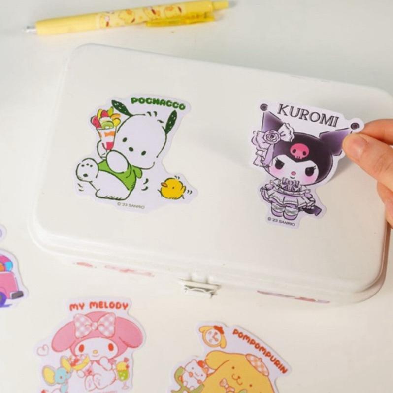 【台灣現貨🎁J&E比選物店】正版 三麗鷗 大張防水 PVC貼紙（一款1張貼紙）卡通貼紙 行李箱貼 裝飾貼紙裝飾貼-細節圖5