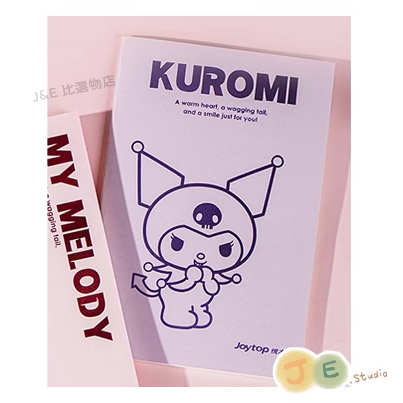 【台灣現貨🎁J&E比選物店】正版 三麗鷗 A5 燙金 筆記本 單線條 橫線 記事本 庫洛米-規格圖4