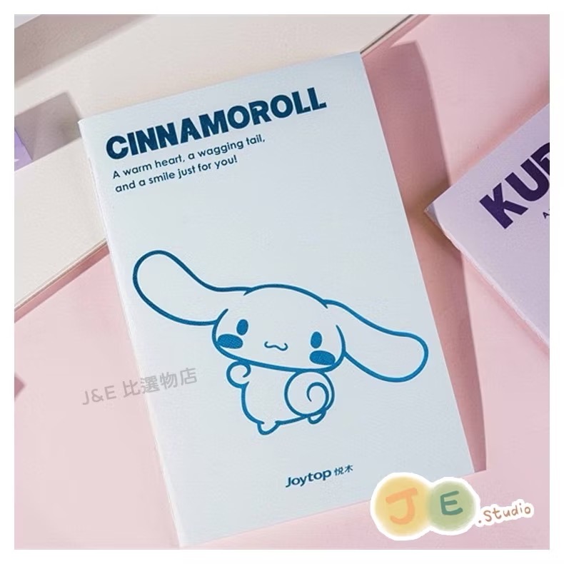 【台灣現貨🎁J&E比選物店】正版 三麗鷗 A5 燙金 筆記本 單線條 橫線 記事本 庫洛米-規格圖4