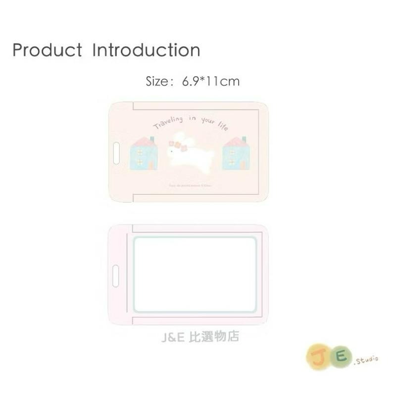 【台灣現貨🎁J&E比選物店】 贈電話掛繩 文青 證件套 證件夾套 識別證 悠遊卡 一卡通 鑰匙鏈 鑰匙扣 卡套-細節圖4