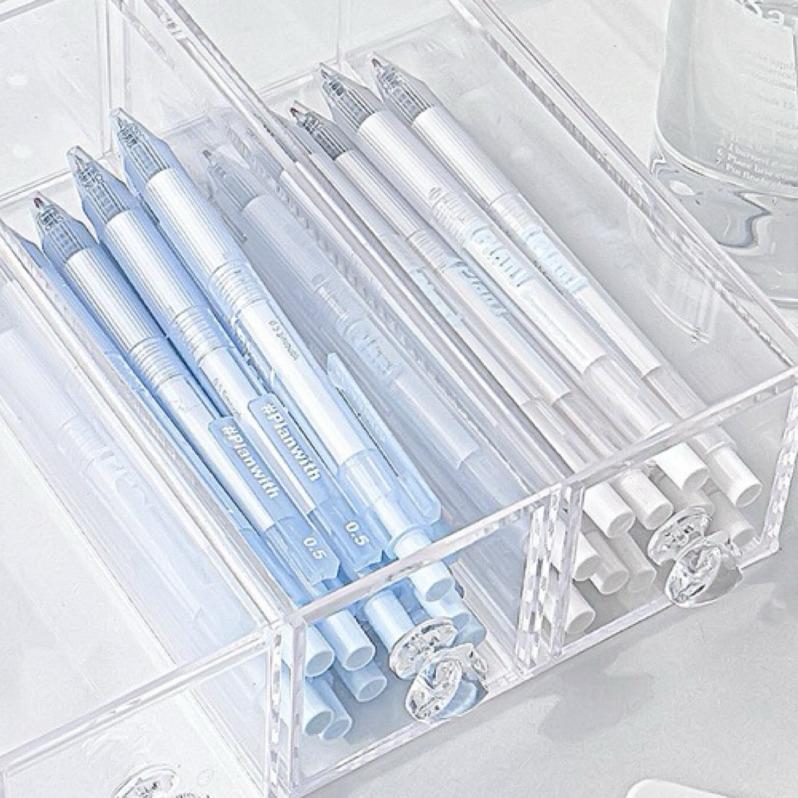 【台灣現貨🎁J&E比選物店】Planwith刷題筆 墨水增量 原子筆 5入 按動 中性筆-細節圖7