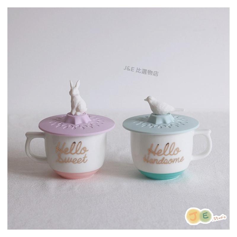 【台灣現貨🎁J&E比選物店】正版 日本francfranc 杯蓋 原裝盒 立體動物造型 森林動物 防塵杯蓋-細節圖4