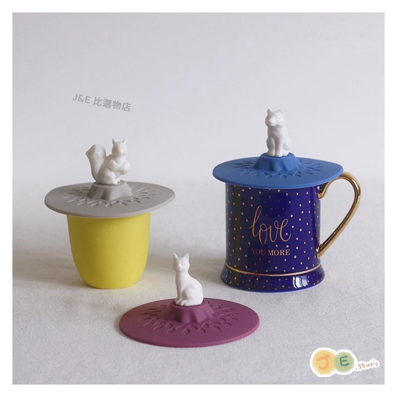 【台灣現貨🎁J&E比選物店】正版 日本francfranc 杯蓋 原裝盒 立體動物造型 森林動物 防塵杯蓋-細節圖5