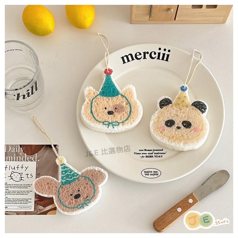 【台灣現貨🎁J&E比選物店】天然木漿棉 洗碗神器 菜瓜布 抹布 廚房清潔 廚房用品 木漿棉-細節圖3