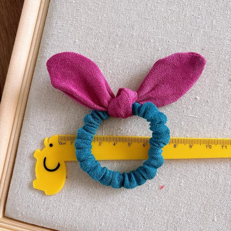 【台灣現貨🎁J&E比選物店】 韓版 立體蝴蝶結 可調整 造型髮圈 蝴蝶結髮圈 髮圈 造型髮圈 大腸圈 髮飾-細節圖5