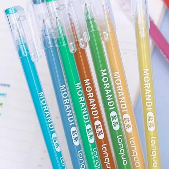 【台灣現貨🎁J&E比選物店】可疊色 9入 手帳筆 套裝 繪畫 筆記 中性筆 螢光筆 大容量 鮮豔 筆 文具-細節圖4