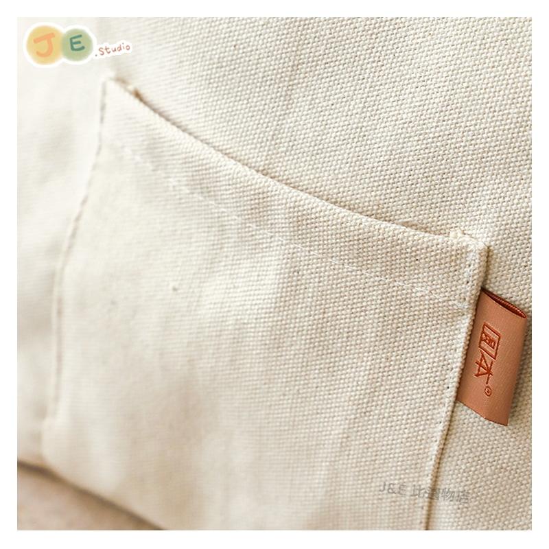 【台灣現貨🎁J&E比選物店】無印風 便當袋 加厚鋁箔 帆布袋 帆布包 便當 簡約-細節圖7