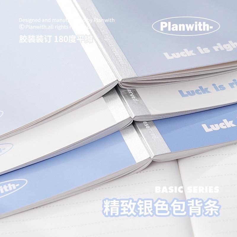 【台灣現貨🎁J&E比選物店】 B5 筆記本 橫線 3入裝 記事本 簡約配色 膠裝包背 40張內頁 銀色包背條-細節圖5