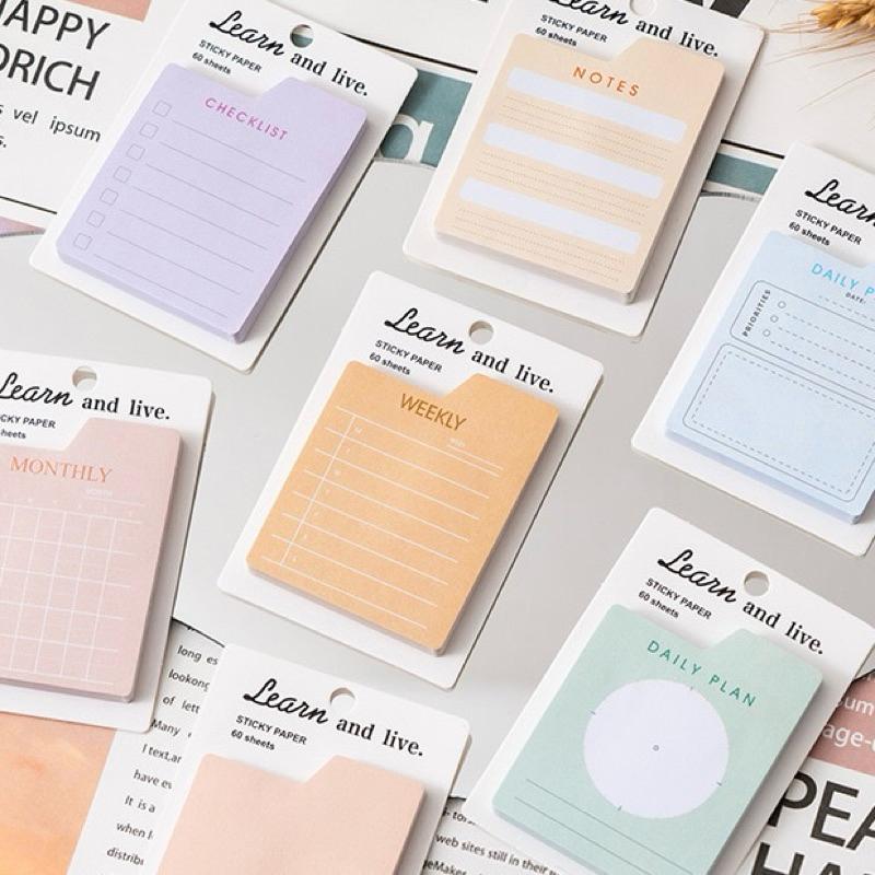 【台灣現貨🎁J&E比選物店】 計畫型 便利貼 便條紙 備忘錄 便籤 清單 多功能 空白 橫線 清單-細節圖3