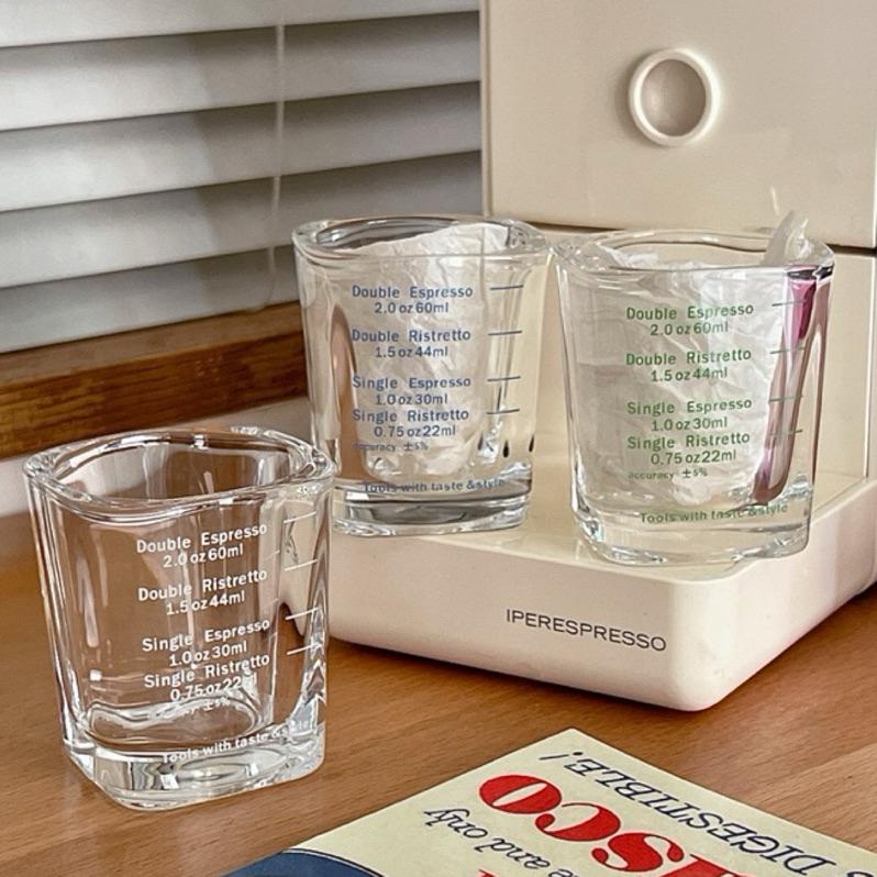 【台灣現貨🎁J&E比選物店】 Espresso 60ml 義式 濃縮杯 6公分高 加厚 玻璃杯 咖啡杯-細節圖3