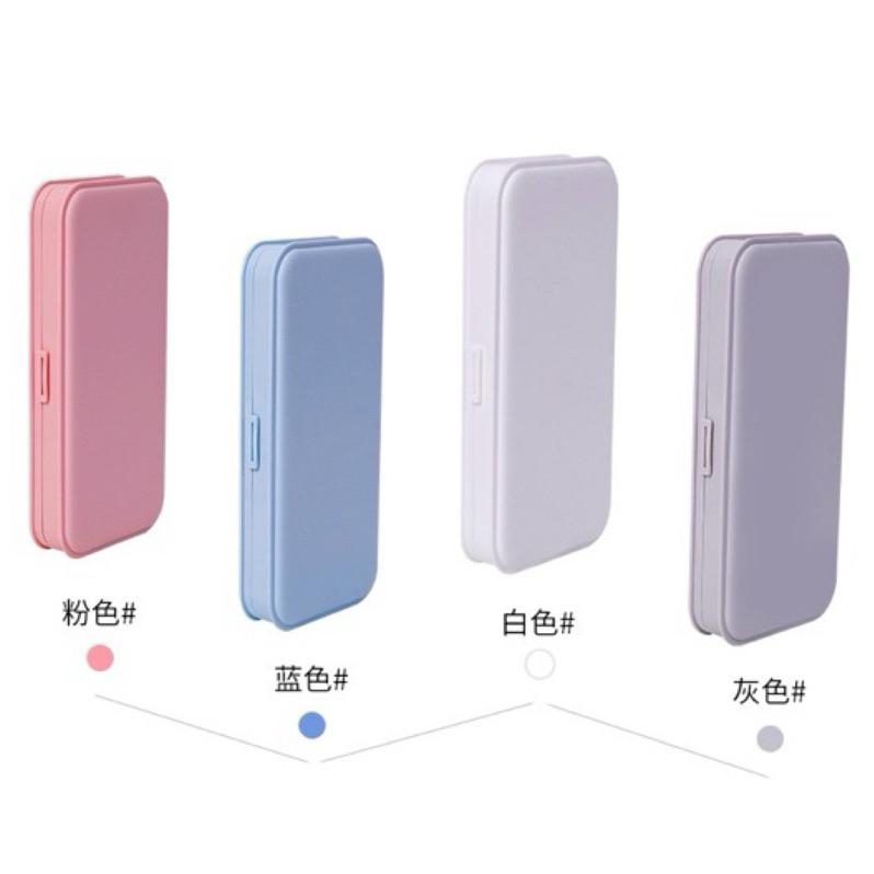 【台灣現貨🎁J&E比選物店】簡約 鉛筆盒 馬卡龍色系 收納盒 大容量 文具 分隔 收納-細節圖7