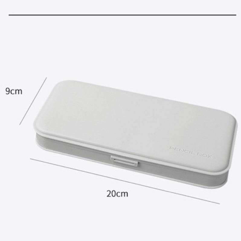 【台灣現貨🎁J&E比選物店】簡約 鉛筆盒 馬卡龍色系 收納盒 大容量 文具 分隔 收納-細節圖8