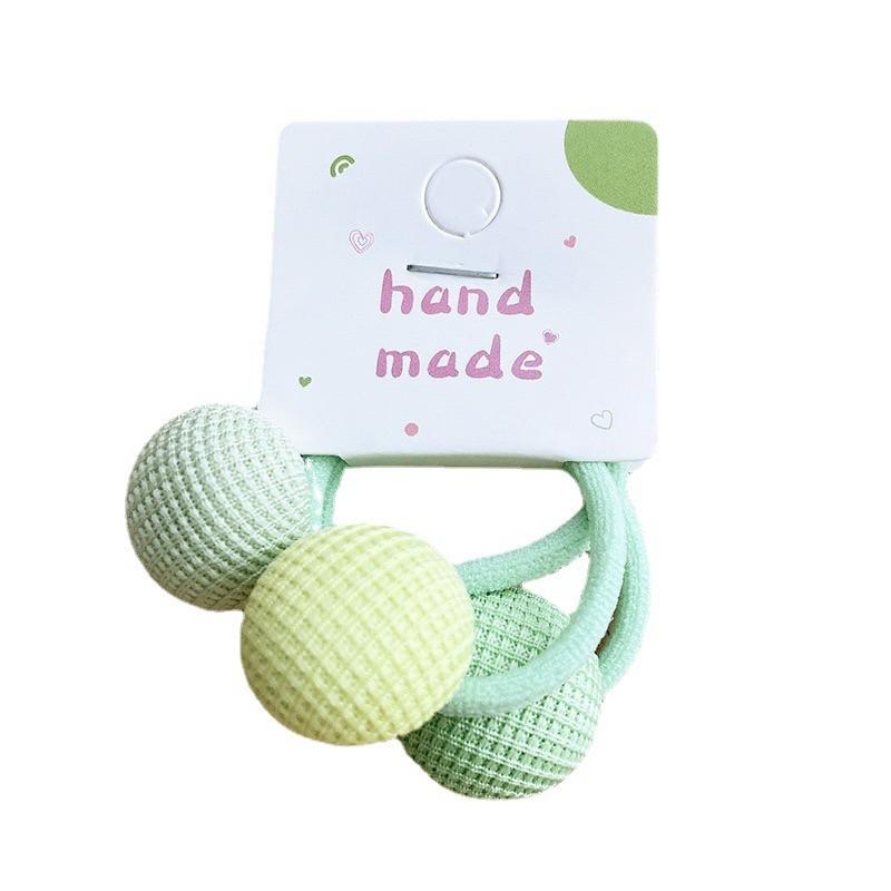 【台灣現貨🎁J&E比選物店】 糖果髮圈 一組3入 漸層色系 百搭 糖果色布 藝髮圈 可愛 兒童髮飾 髮飾 髮圈-細節圖3