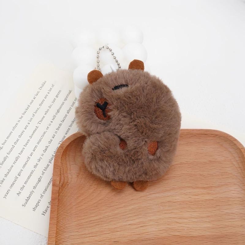 【台灣現貨🎁J&E比選物店】吱吱叫 卡皮巴拉 水豚 卡皮 吊飾 水豚君 水豚君吊飾 卡皮巴拉吊飾 吊飾-細節圖6