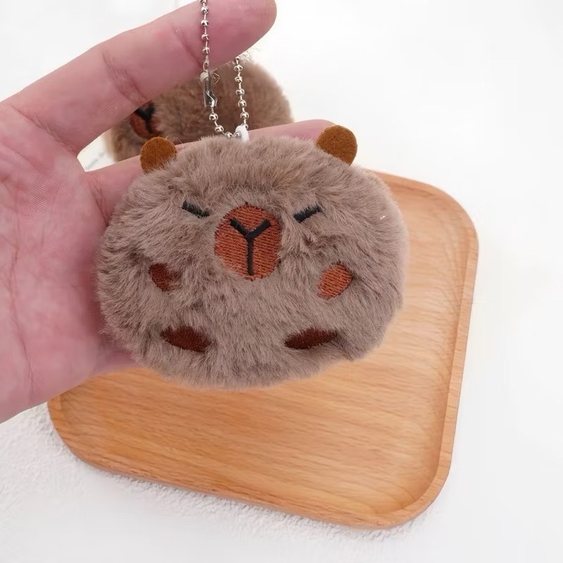 【台灣現貨🎁J&E比選物店】吱吱叫 卡皮巴拉 水豚 卡皮 吊飾 水豚君 水豚君吊飾 卡皮巴拉吊飾 吊飾-規格圖9