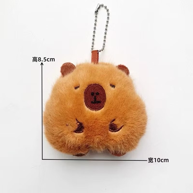 【台灣現貨🎁J&E比選物店】吱吱叫 卡皮巴拉 水豚 卡皮 吊飾 水豚君 水豚君吊飾 卡皮巴拉吊飾 吊飾-規格圖9