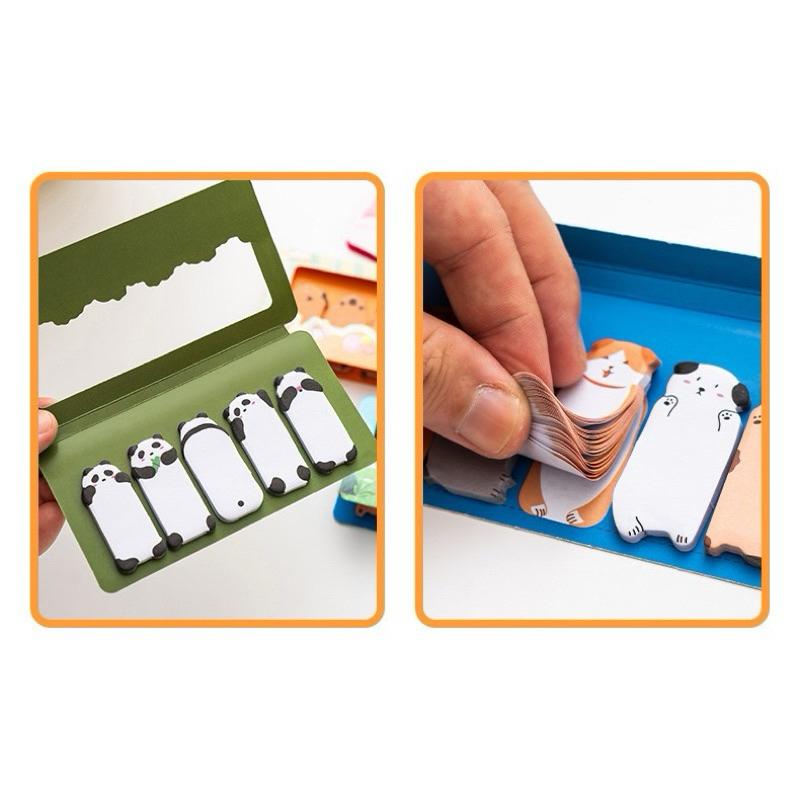 【台灣現貨🎁J&E比選物店】 動物樂園 索引貼 便利貼 便條紙 便籤 文具 重點紙 備忘錄 卡皮巴拉-細節圖8