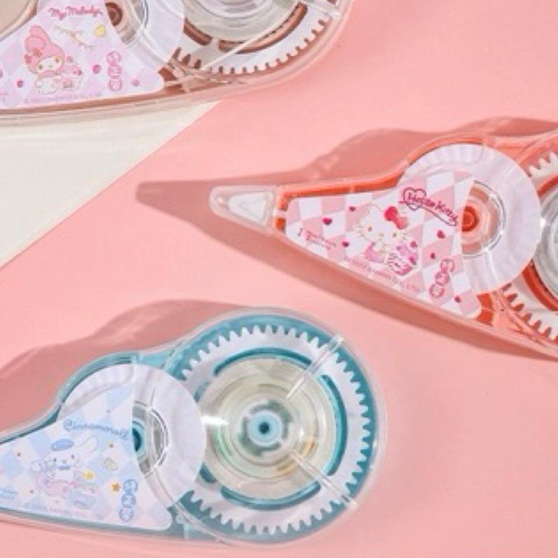 【台灣現貨🎁J&E比選物店】正版 三麗鷗 修正帶 甜品派對 立可帶 修正用品 修正文具 文具-細節圖5