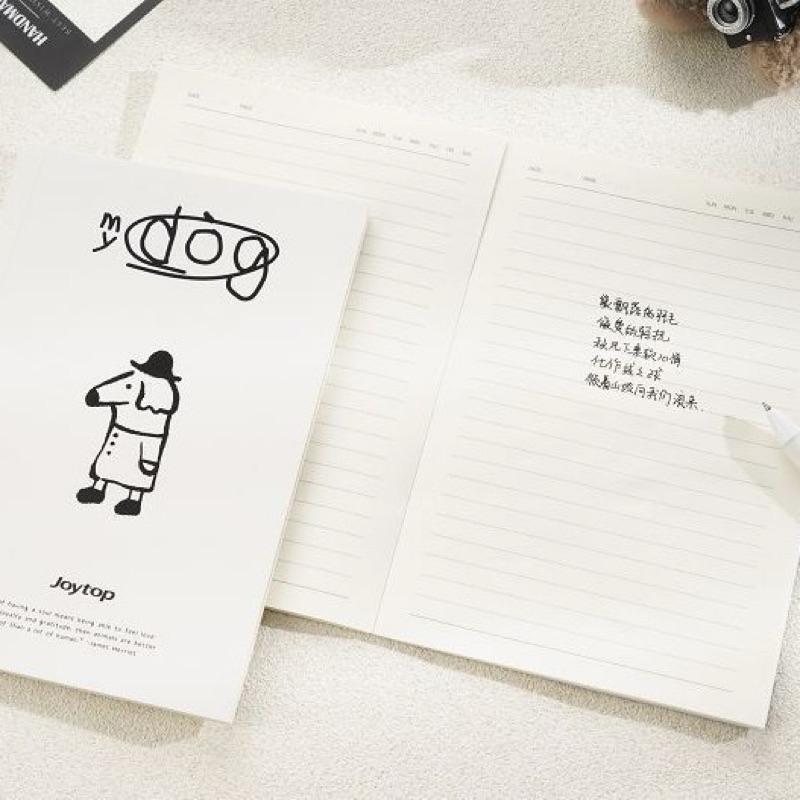 【台灣現貨🎁J&E比選物店】My pets A5 筆記本 無線膠裝 文青 簡約 記事本 備忘錄 筆記 記事 文具-細節圖4