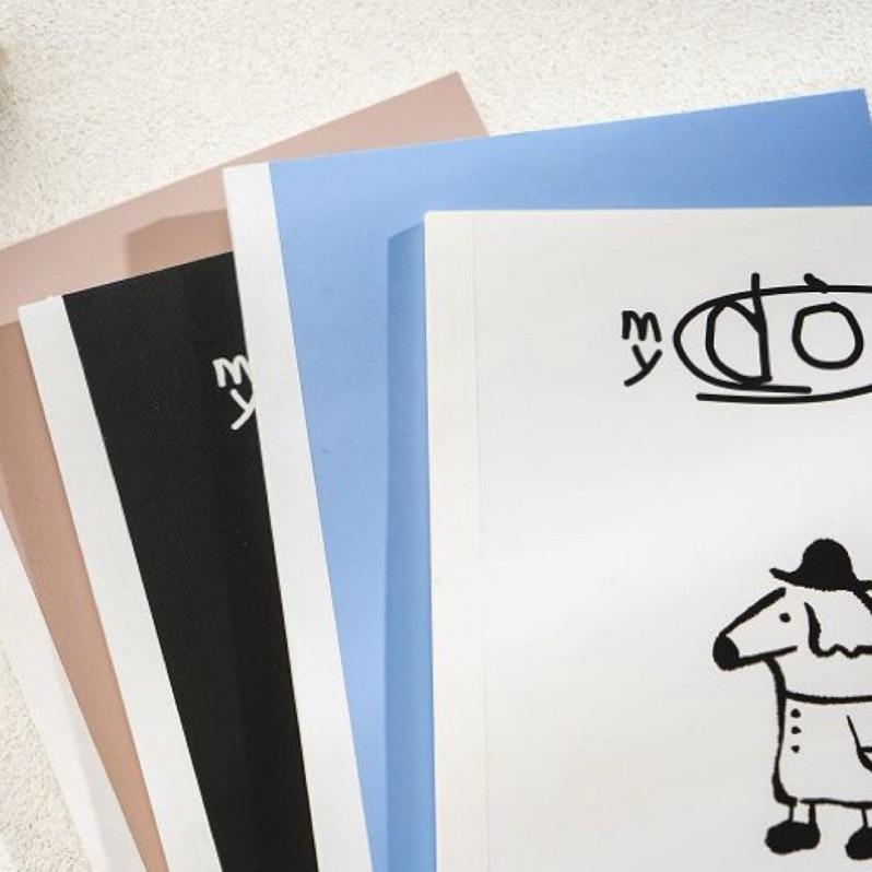 【台灣現貨🎁J&E比選物店】My pets A5 筆記本 無線膠裝 文青 簡約 記事本 備忘錄 筆記 記事 文具-細節圖5