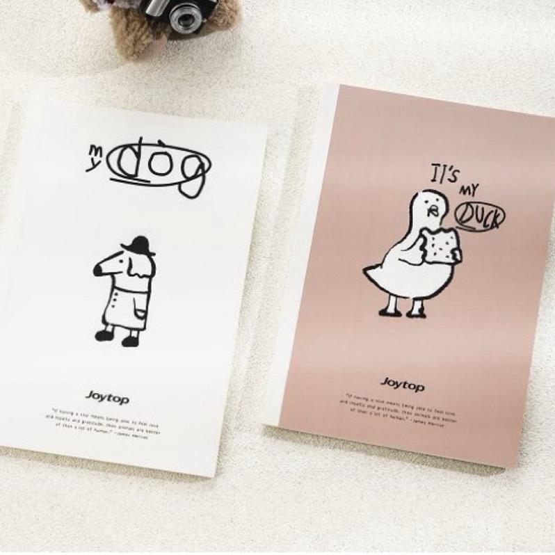 【台灣現貨🎁J&E比選物店】My pets A5 筆記本 無線膠裝 文青 簡約 記事本 備忘錄 筆記 記事 文具-細節圖6