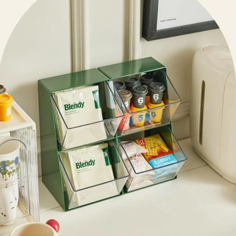 【台灣現貨🎁J&E比選物店】 茶包收納盒 膠囊收納盒 咖啡收納盒 桌上收納 收納 茶包整理 茶水間收納-細節圖8