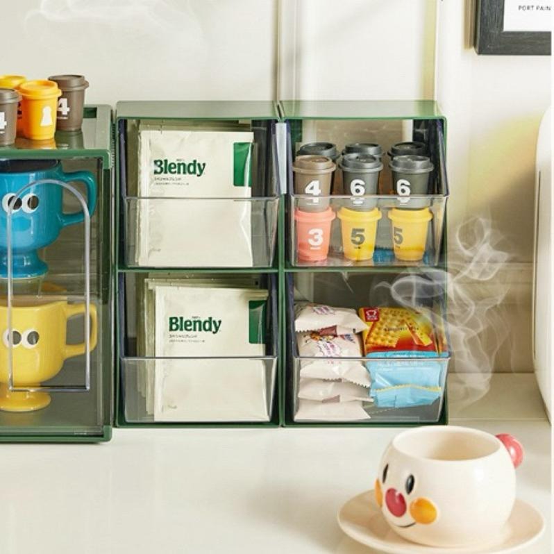 【台灣現貨🎁J&E比選物店】 茶包收納盒 膠囊收納盒 咖啡收納盒 桌上收納 收納 茶包整理 茶水間收納-細節圖9