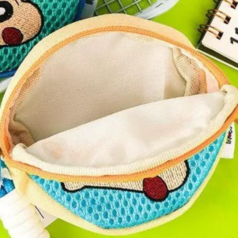 【台灣現貨🎁J&E比選物店】正版 蠟筆小新 零錢包 牛津布 圓形零錢包 蠟筆小新零錢包 收納包 收納 小包包 隨身包-細節圖5