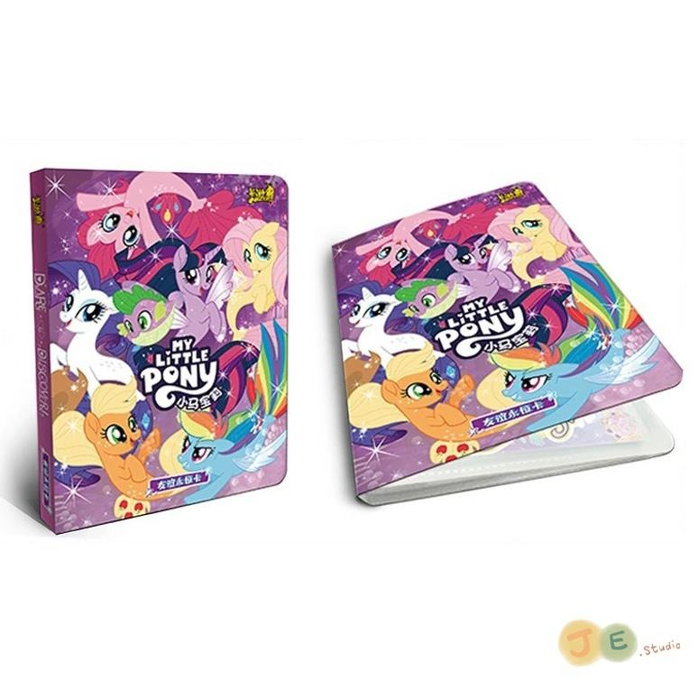 【台灣現貨🎁J&E比選物店】正版 小馬寶莉 卡冊 四宮格卡冊 80卡位 20頁 卡片 卡牌 背靠背可放160張 卡片收納-細節圖2