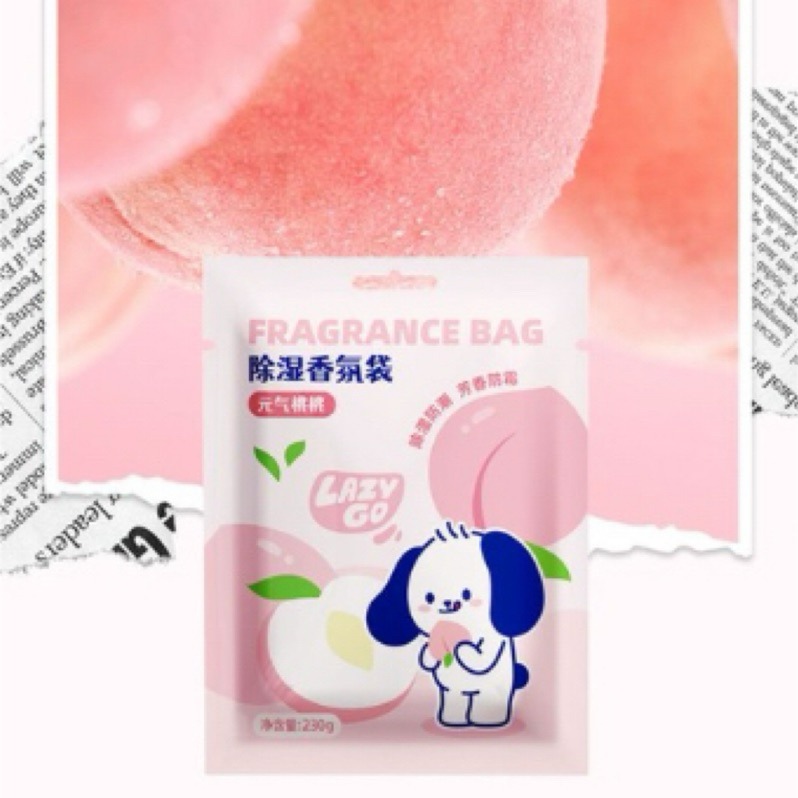 【台灣現貨🎁J&E比選物店】 掛式 超大容量 香氛 除濕袋 桃子味 除濕香氛袋 容量大升級 掛式除濕袋-細節圖5