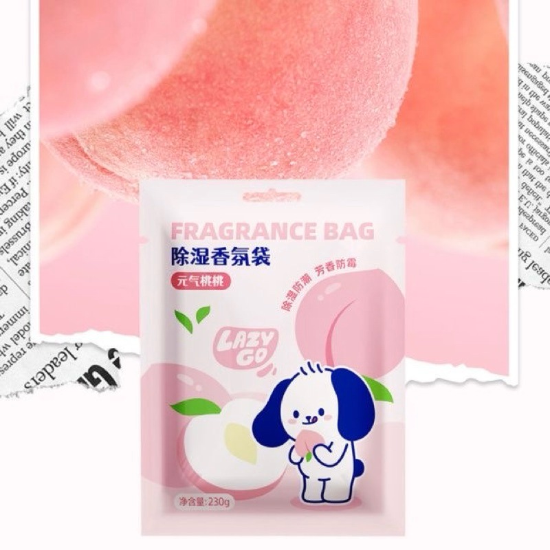 【台灣現貨🎁J&E比選物店】 掛式 超大容量 香氛 除濕袋 桃子味 除濕香氛袋 容量大升級 掛式除濕袋-規格圖5