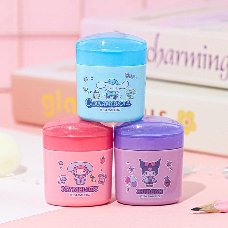 【台灣現貨🎁J&E比選物店】正版 三麗鷗 雙孔削鉛筆器 可替換刀片 雙孔削筆器 雙孔 削鉛筆機 文具 庫洛米-細節圖7