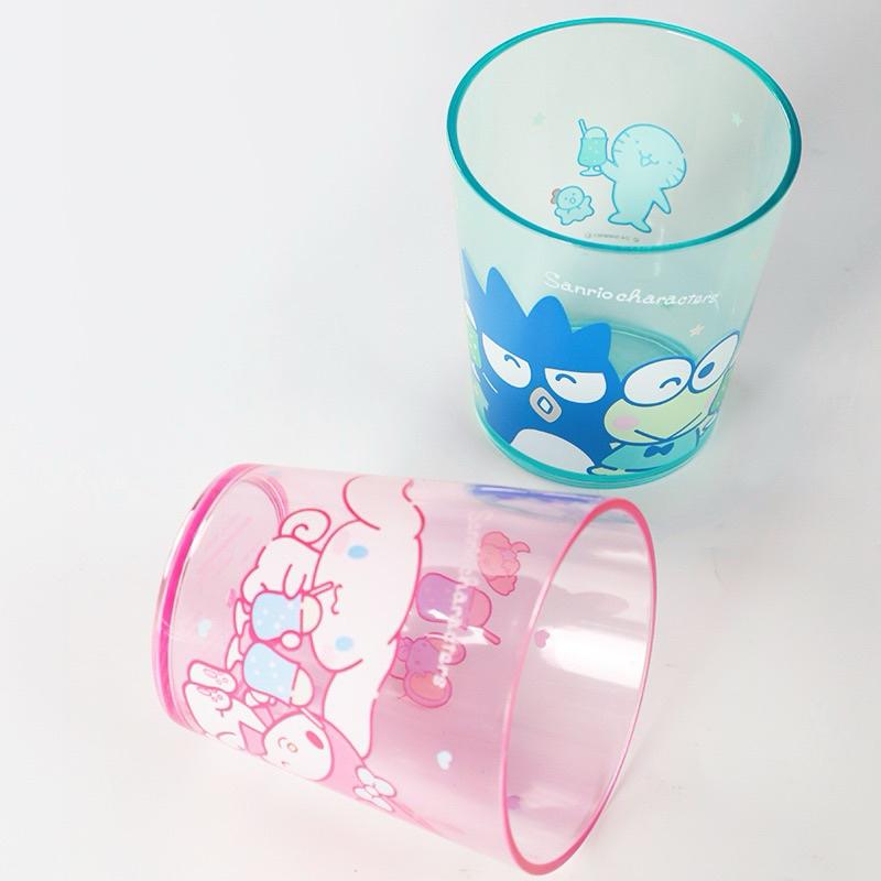 【台灣現貨🎁J&E比選物店】正版 日本 三麗鷗 260mL 兒童 漱口杯 飲料杯 防摔杯 防摔漱口杯 透明塑膠杯-細節圖6