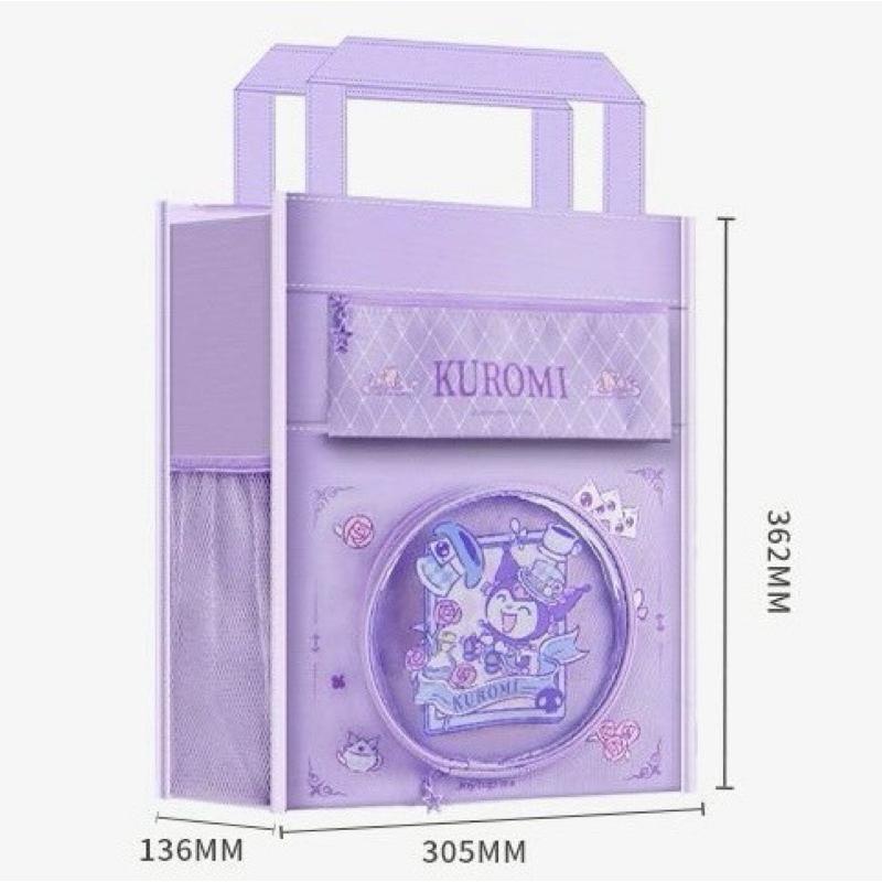 【台灣現貨🎁J&E比選物店】正版 三麗鷗 直立式 補習袋 大容量 帆布袋 文件袋 手提書包 手提袋 包包 提袋 手拎書包-細節圖9