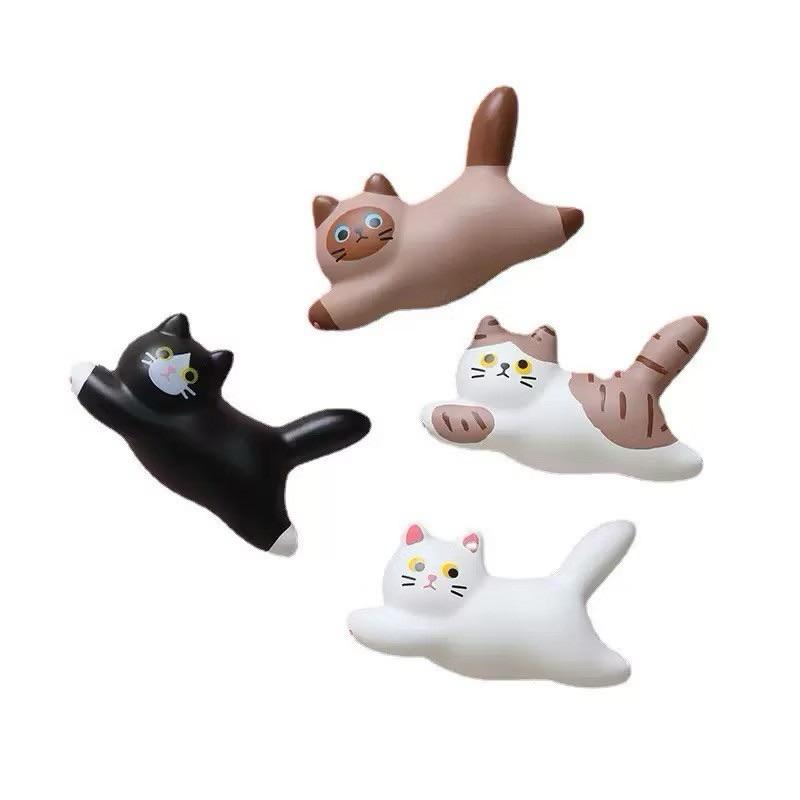 【台灣現貨🎁J&E比選物店】 奔跑 貓咪 磁鐵 貓咪磁鐵 冰箱貼 創意磁鐵 暹羅貓 貓貓狗狗 寵物磁鐵-細節圖2