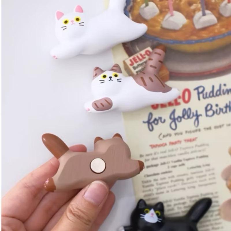 【台灣現貨🎁J&E比選物店】 奔跑 貓咪 磁鐵 貓咪磁鐵 冰箱貼 創意磁鐵 暹羅貓 貓貓狗狗 寵物磁鐵-細節圖4